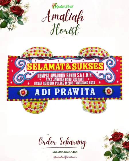 Papan Bunga Ucapan Selamat Mojowiryo